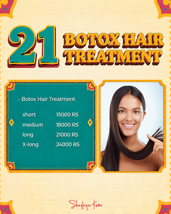 Deal-21 Botox Hair Treatment