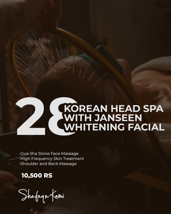 Deal-28 Korean Head SPA with Janssen Whitening Facial