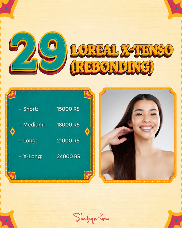 Deal-29 Loreal X-Tenso (Rebonding)