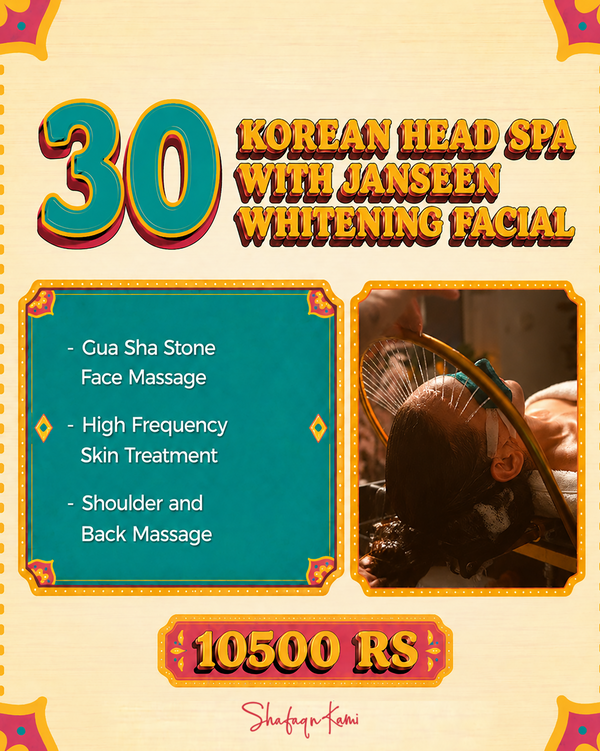 Deal-30 Korean Head SPA with Janssen Whitening Facial