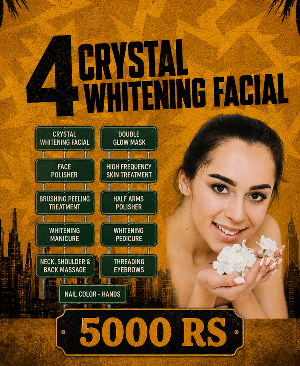 Deal-4 Crystal Whitening Facial