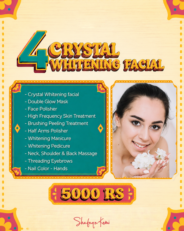 Deal-4 Crystal Whitening Facial