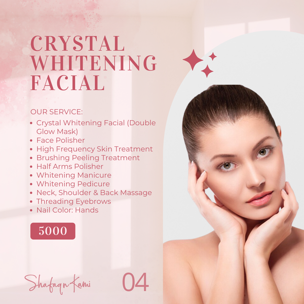 Deal-4 Crystal Whitening Facial