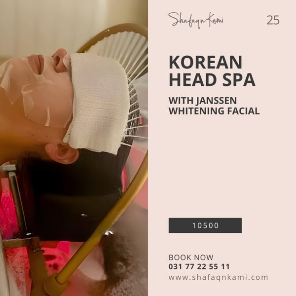Deal-25 Korean Head SPA with Janssen Whitening Facial
